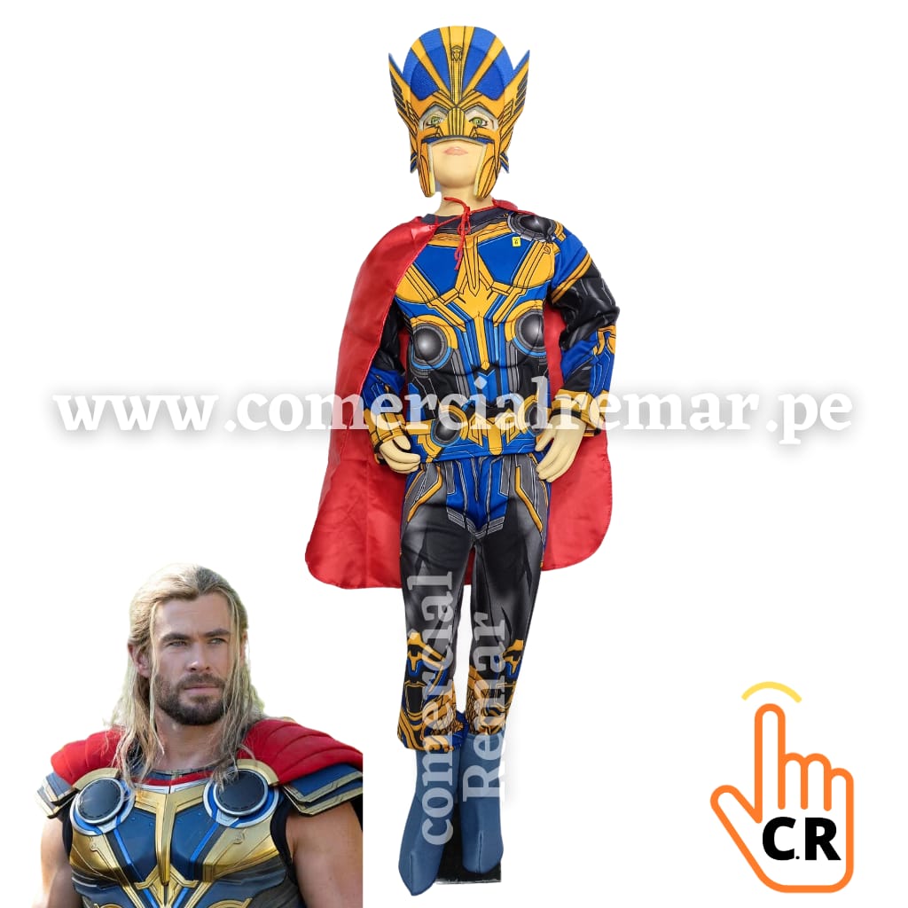 Disfraz Thor con Músculos para Niño