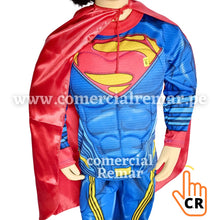 Cargar imagen en el visor de la galería, Disfraz Superman con Músculos para Niño
