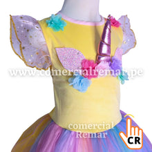 Cargar imagen en el visor de la galería, Disfraz Unicornio Vestido para Niñas
