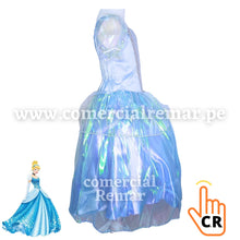 Cargar imagen en el visor de la galería, Disfraz Cenicienta Vestido de Princesa Cinderella para Niñas
