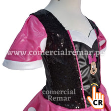 Cargar imagen en el visor de la galería, Disfraz Minnie Rosado Polinam Vestido para Niñas
