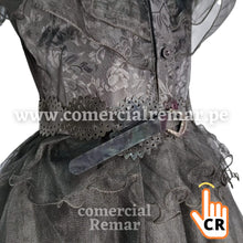 Cargar imagen en el visor de la galería, Disfraz Merlina Addams Vestido del Baile para Niñas
