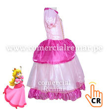 Cargar imagen en el visor de la galería, Disfraz Princesa Peach Vestido para Niñas

