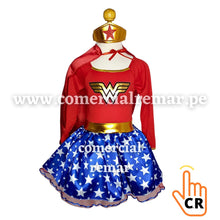 Cargar imagen en el visor de la galería, Disfraz Mujer Maravilla Wonder Woman para Niña
