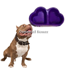 Cargar imagen en el visor de la galería, Plato Doble Corazon para Perro Gato Mascota

