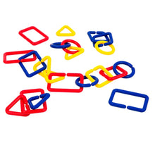 Cargar imagen en el visor de la galería, Eslabones Geométricos Evaflex Cadenas Conectores Juego Didáctico

