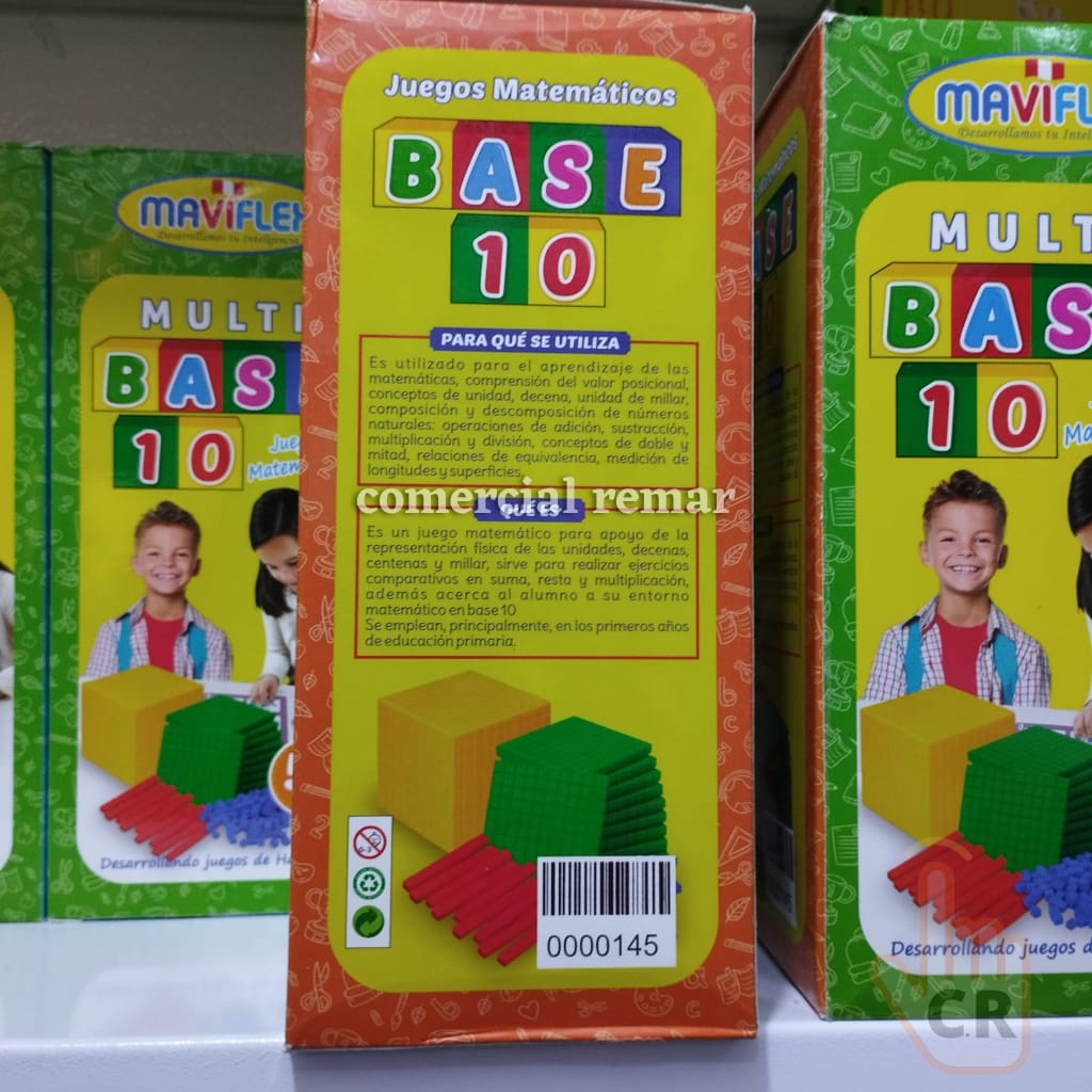 Multibase 10 en caja 121 piezas – Comercial REMAR