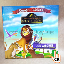 Cargar imagen en el visor de la galería, Cuento Clásico Tapa Dura Con Valores - El Rey León
