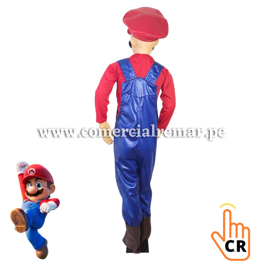 Mario para Niños Incluye Bigote Super Bros – Comercial REMAR