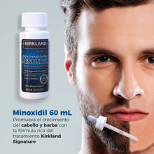 Cargar imagen en el visor de la galería, Minoxidil Liquido Kirkland 5% Crece Barba Cabello y Cejas
